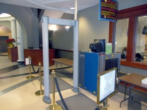 Court Security Checkpoint